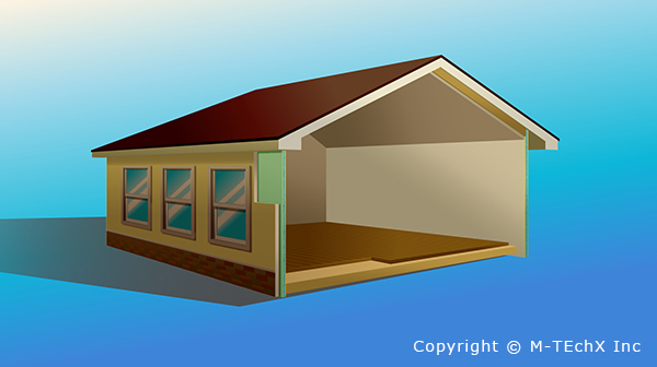 Photo Image of Building Material for Residential Homes.